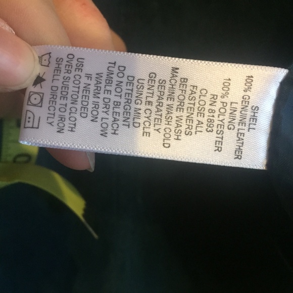 Denim & Company Blue Suede Jacket Size M - Picture 5 of 6